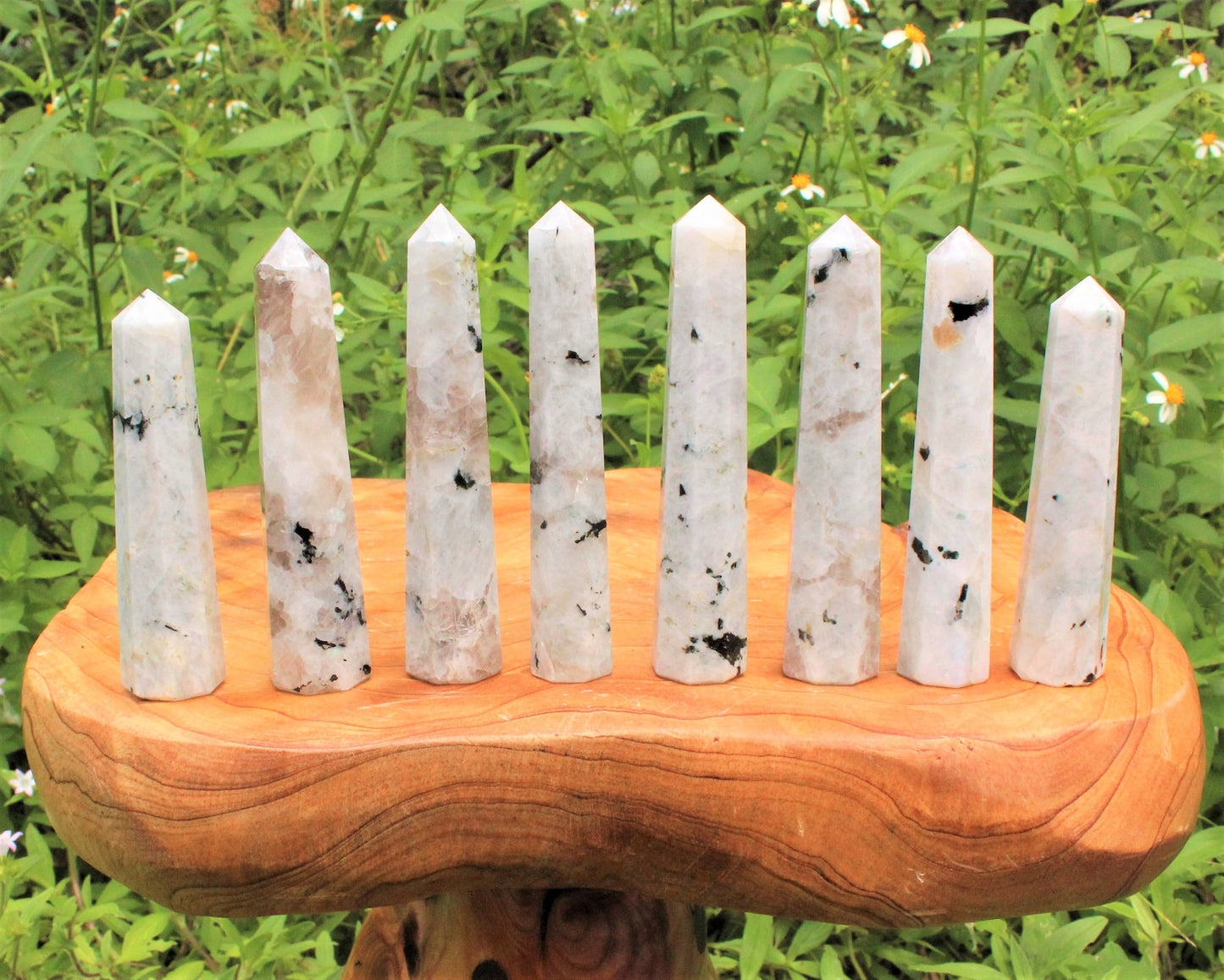 Rainbow Moonstone Obelisk