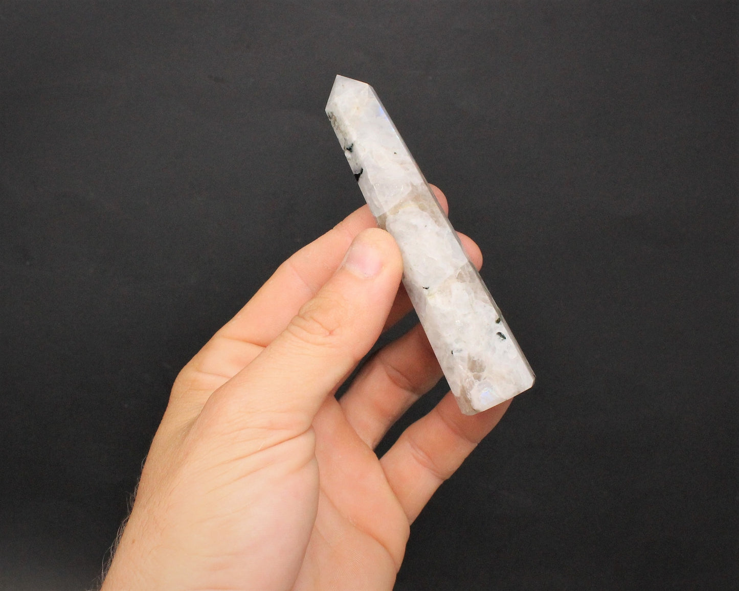 Rainbow Moonstone Obelisk