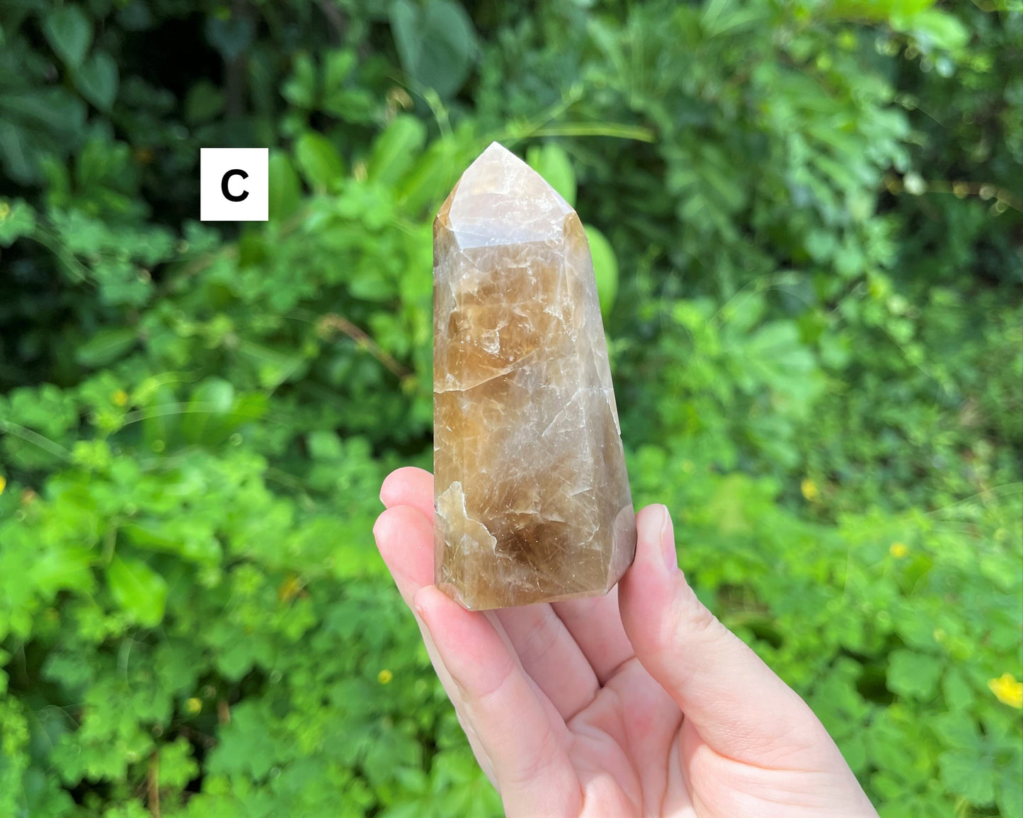 Rare Natural Citrine Obelisk