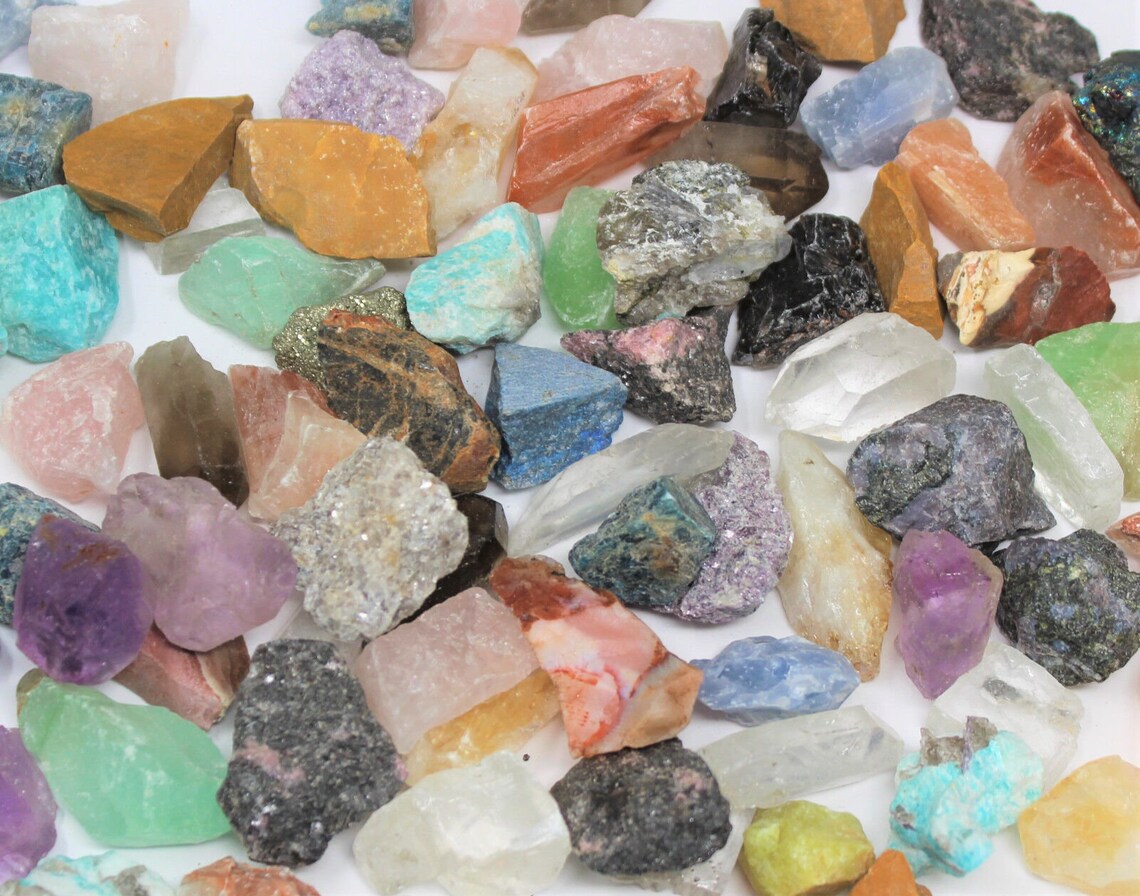 Raw Crystal Chunks Natural Gemstones