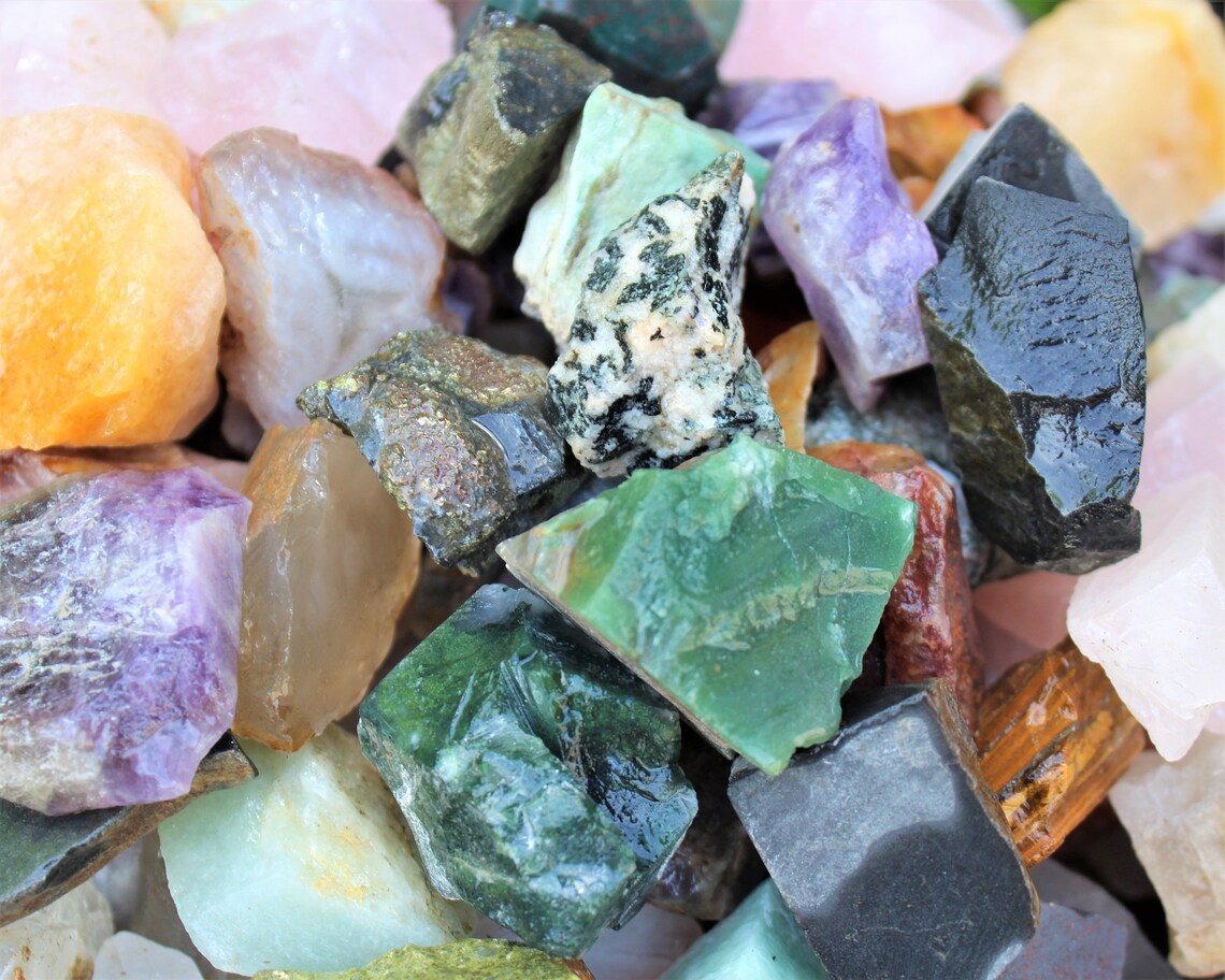 Raw Crystal Chunks Natural Gemstones
