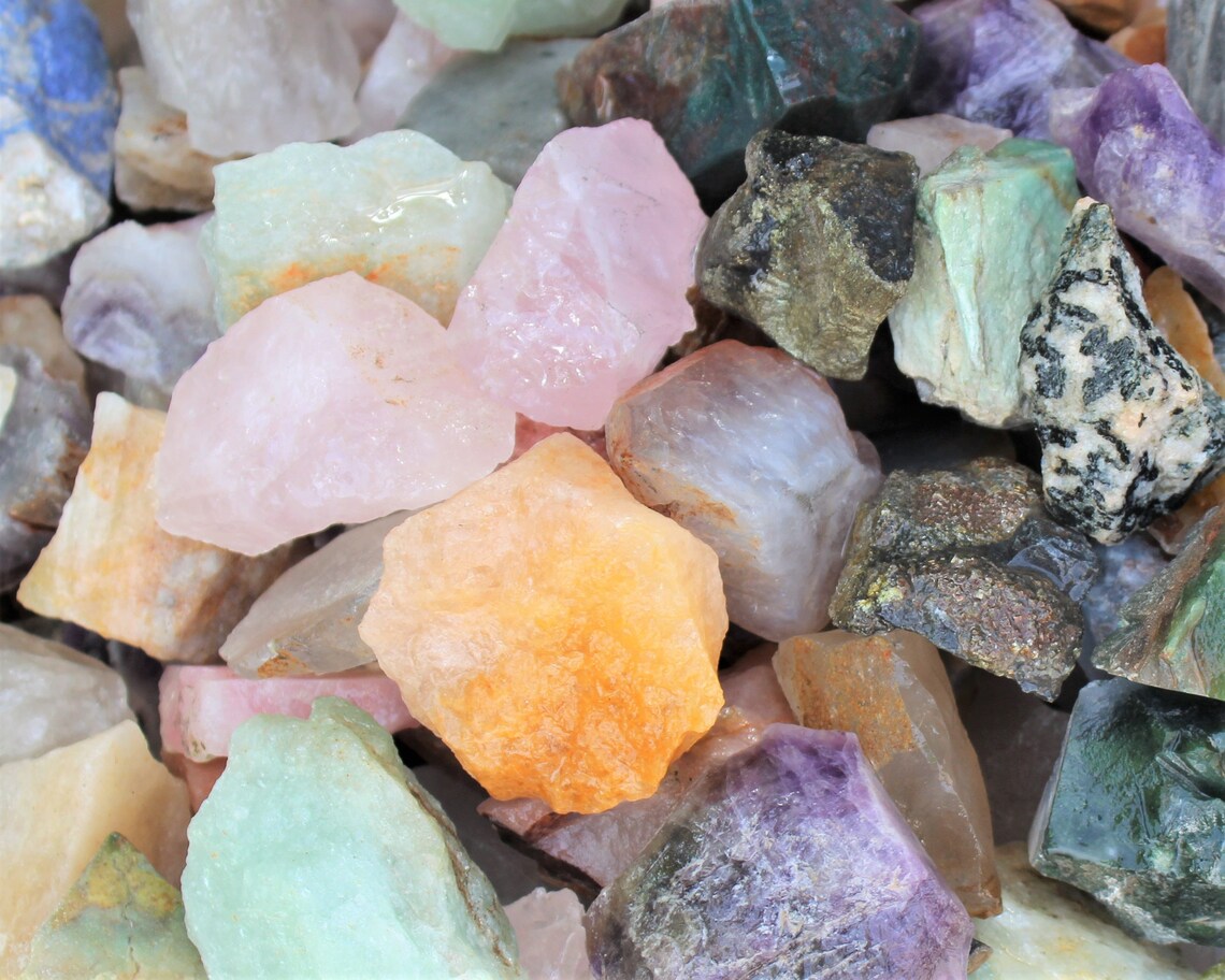 Raw Crystal Chunks Natural Gemstones