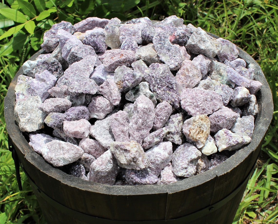 Raw Lepidolite Natural Stones