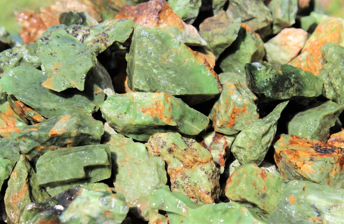 Raw Natural Chrysoprase