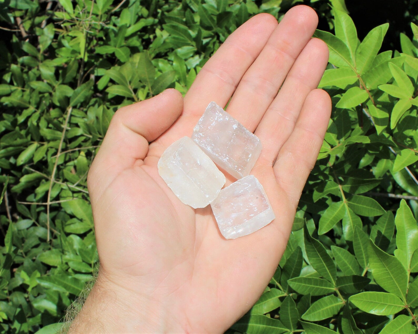 Raw Natural Clear Calcite Crystals
