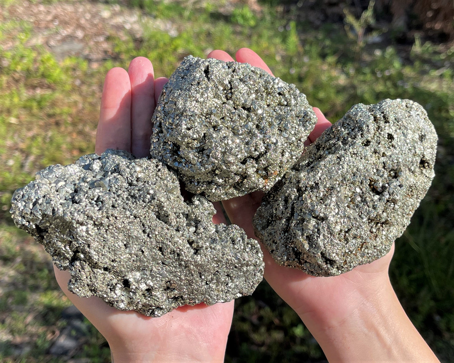 Raw Pyrite Natural Crystal Specimens