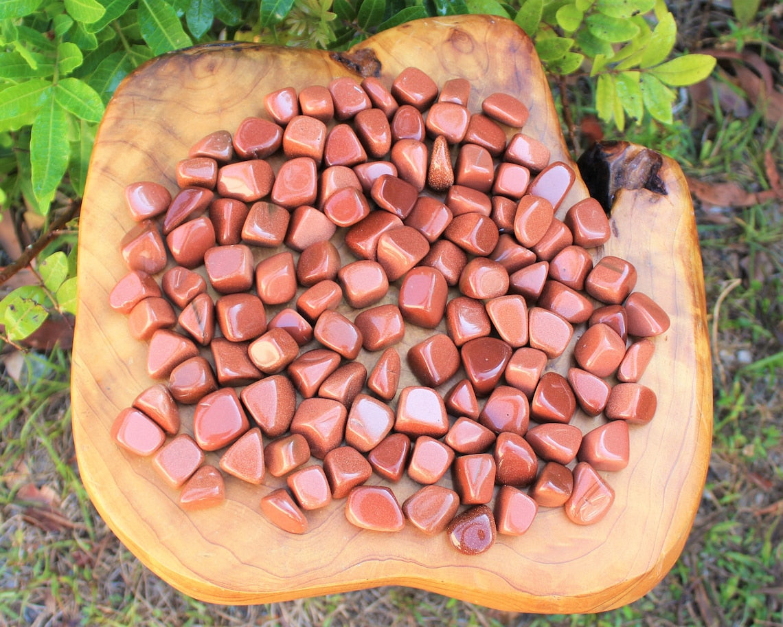 Goldstone Tumbled Stones