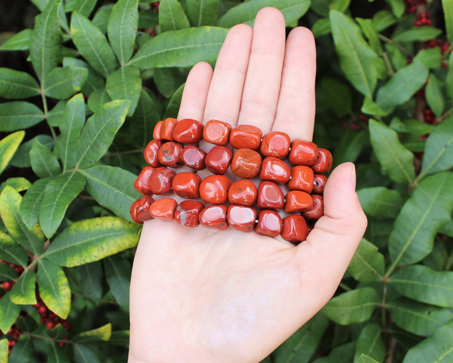 Jasper Tumbled Gemstone Bracelet