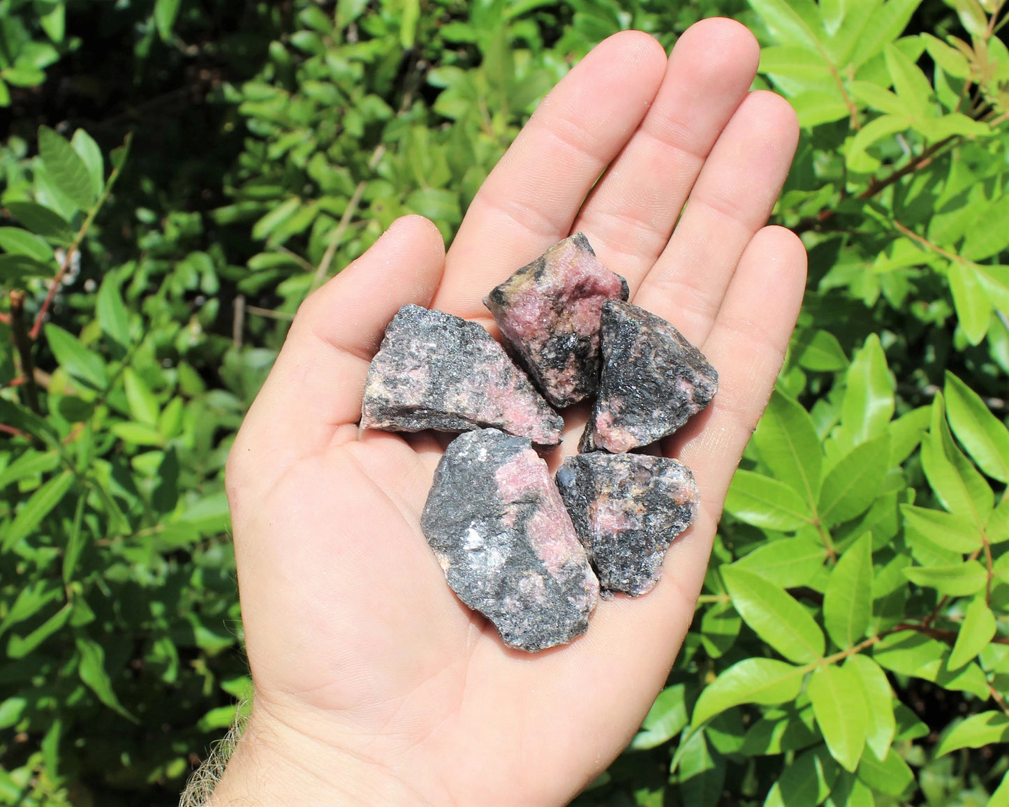 Rhodonite Rough Natural Stones