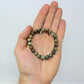 Rhyolite Bead Bracelet Round Crystals