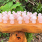 Rose Quartz Crystal Mushrooms