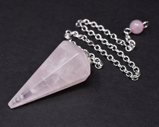 Rose Quartz Pendulum And Chain