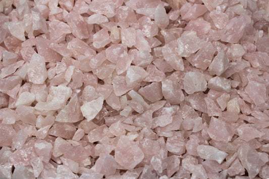 Rose Quartz Rough Natural Chips