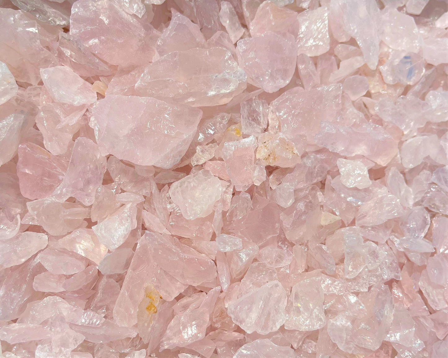 Rose Quartz Rough Natural Chips