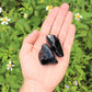 Dark Rough Obsidian Natural Stones