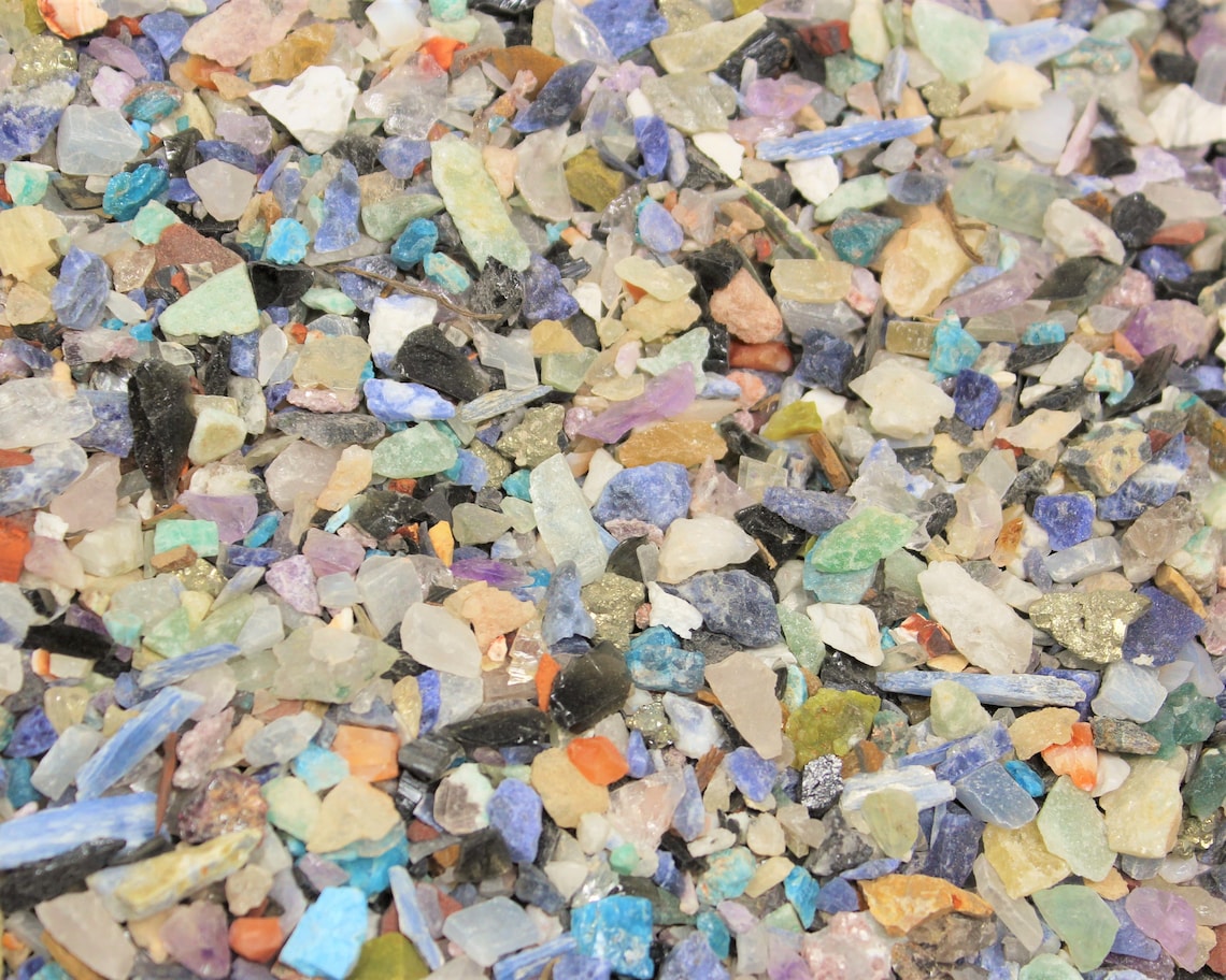 Rough Crystal Sand Tiny Raw Gemstones
