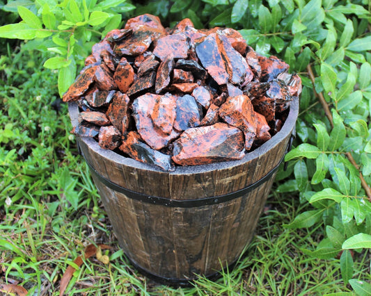 Rough Mahogany Obsidian Natural Stones