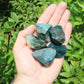 Rough Moss Agate Natural Stones