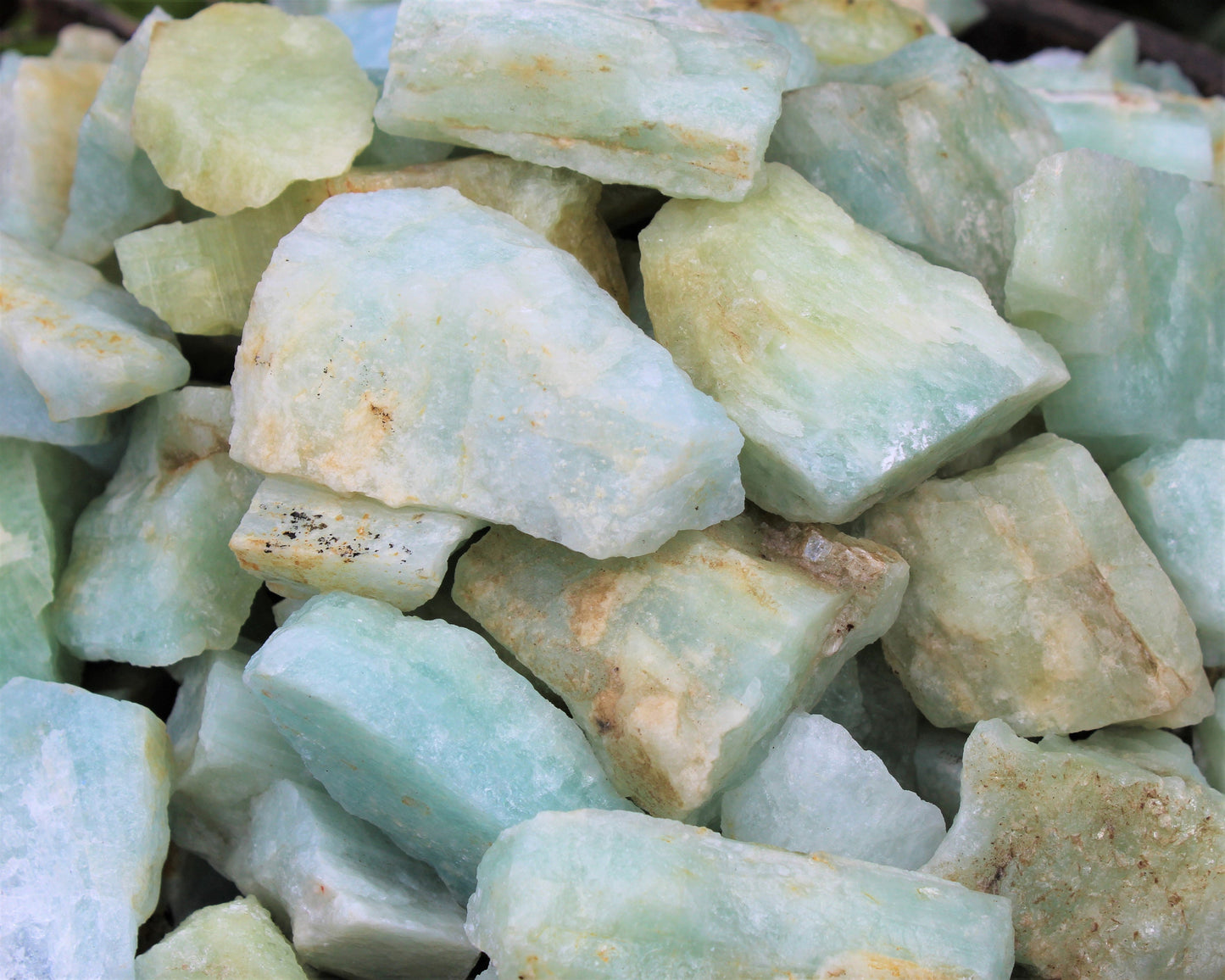 Rough Natural Aquamarine Crystals