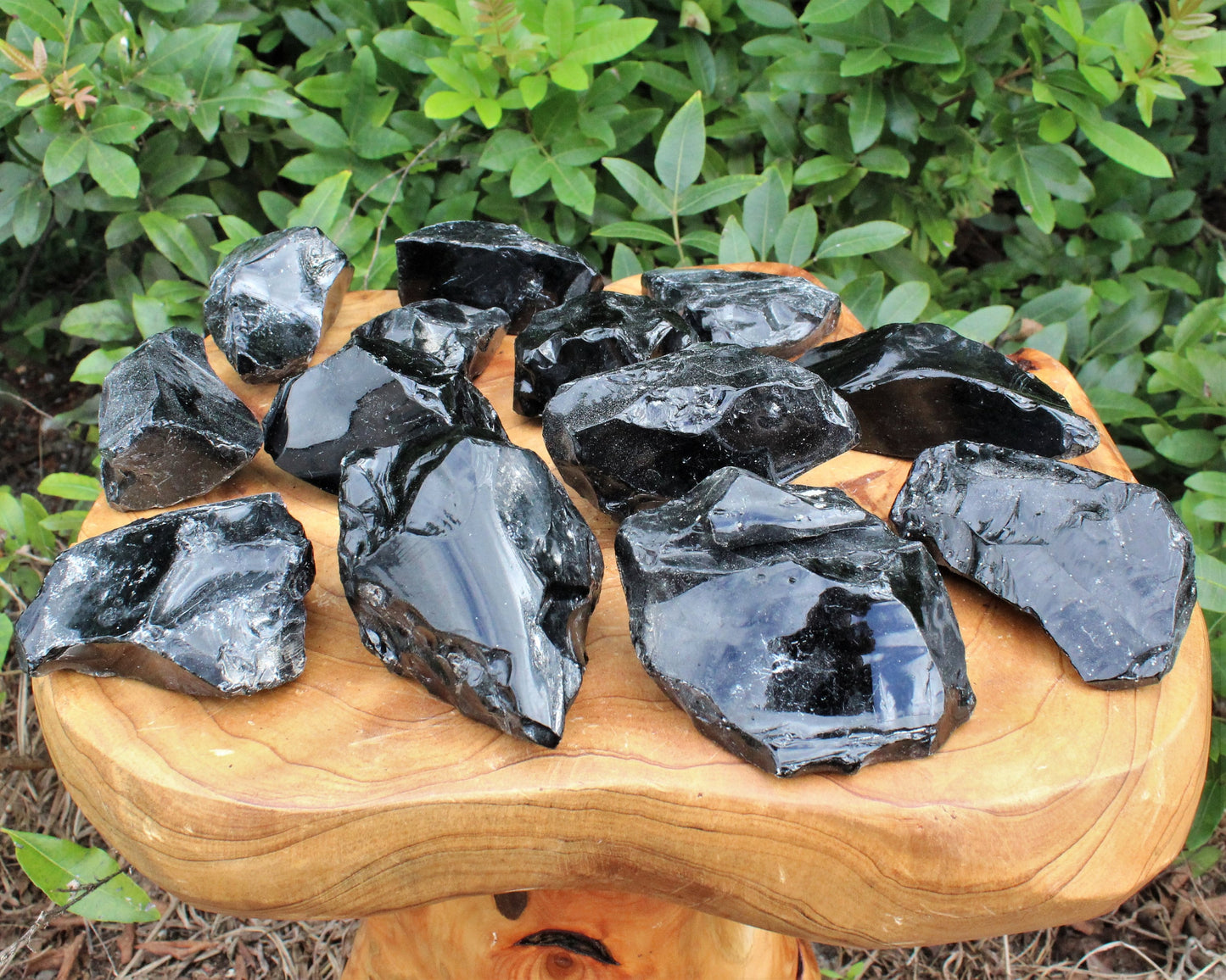 Rough Natural Dark Obsidian