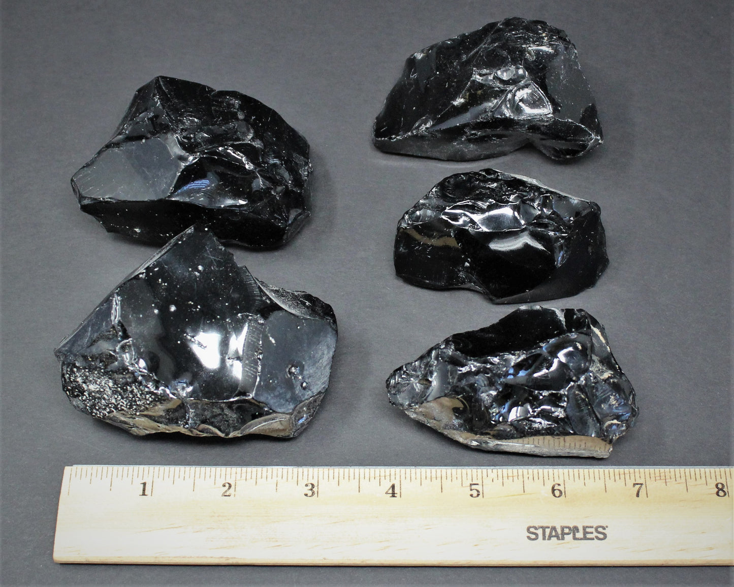 Rough Natural Dark Obsidian