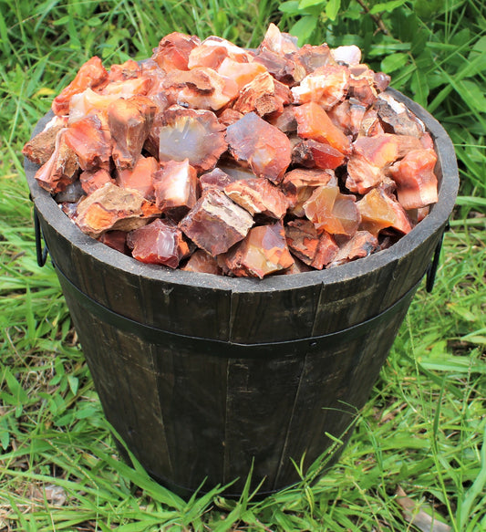 Rough Natural Carnelian Stones