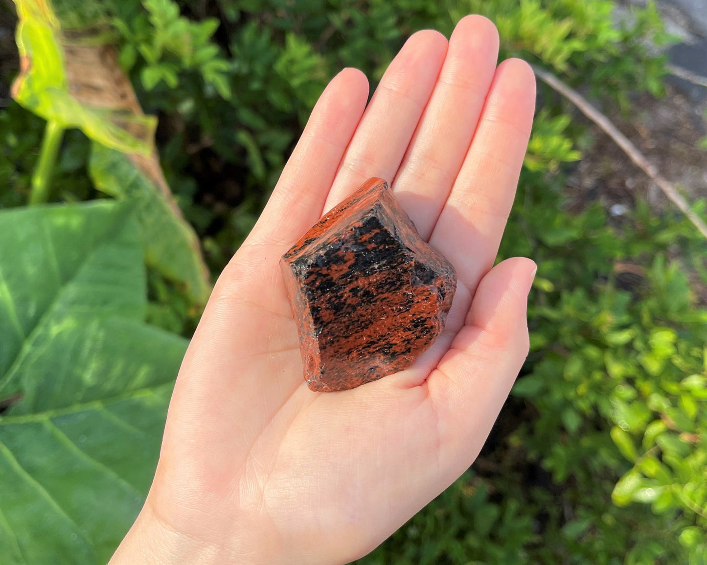 Rough Natural Mahogany Obsidian Stones
