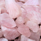 Rough Natural Rose Quartz Crystals