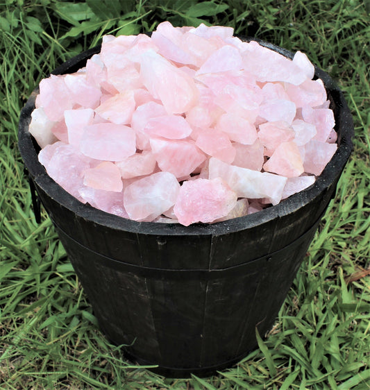 Rough Natural Rose Quartz Crystals