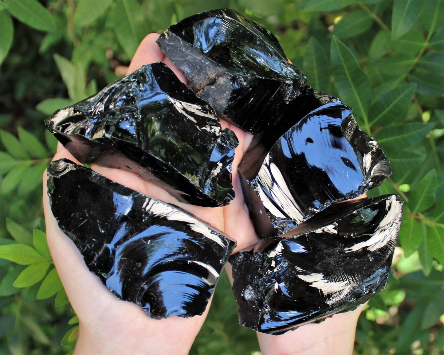 Rough Obsidian Natural Crystals