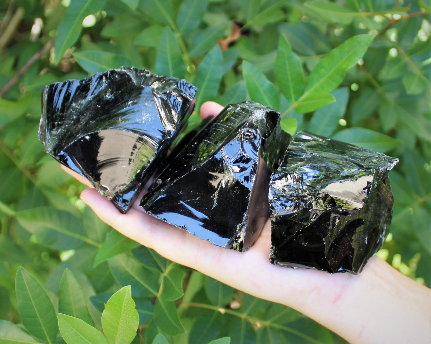 Rough Obsidian Natural Crystals
