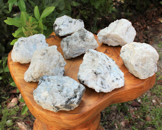 Rough Rainbow Moonstone Chunks