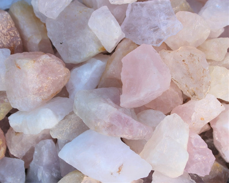 Rough Rose Quartz Natural Stones