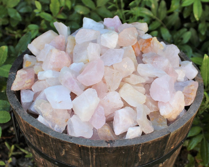 Rough Rose Quartz Natural Stones