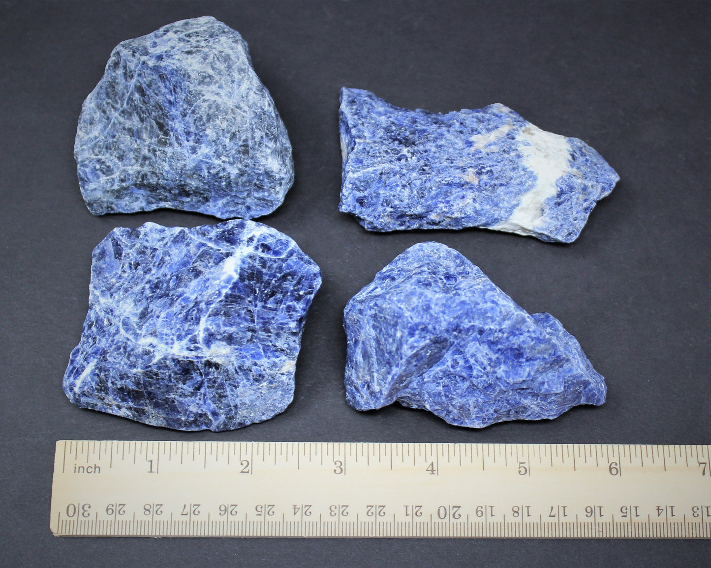 Rough Sodalite Chunks Crystals