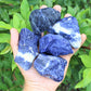 Rough Sodalite Chunks Crystals