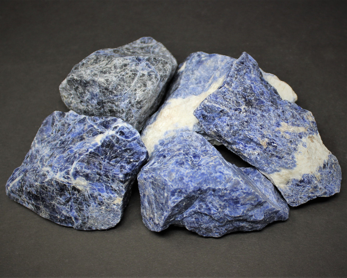 Rough Sodalite Chunks Crystals