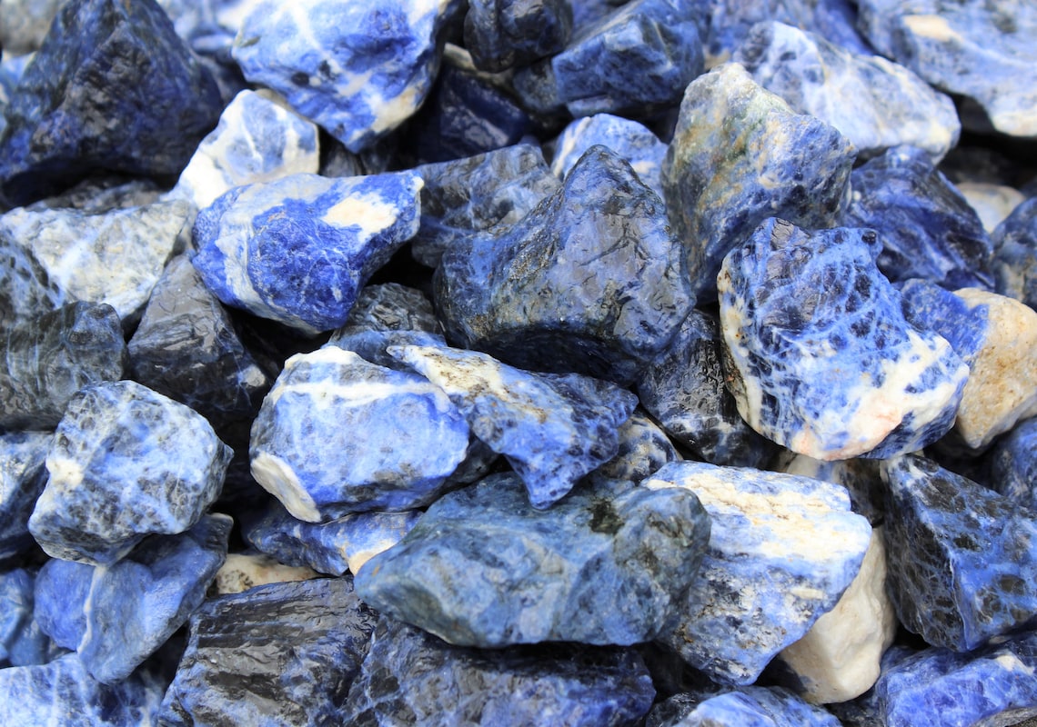 Rough Sodalite Natural Chunks