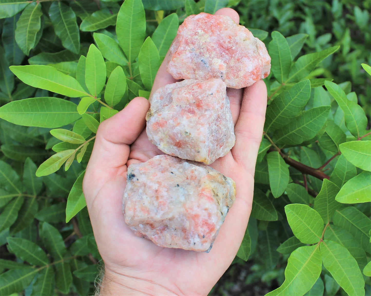 Rough Sunstone Crystals