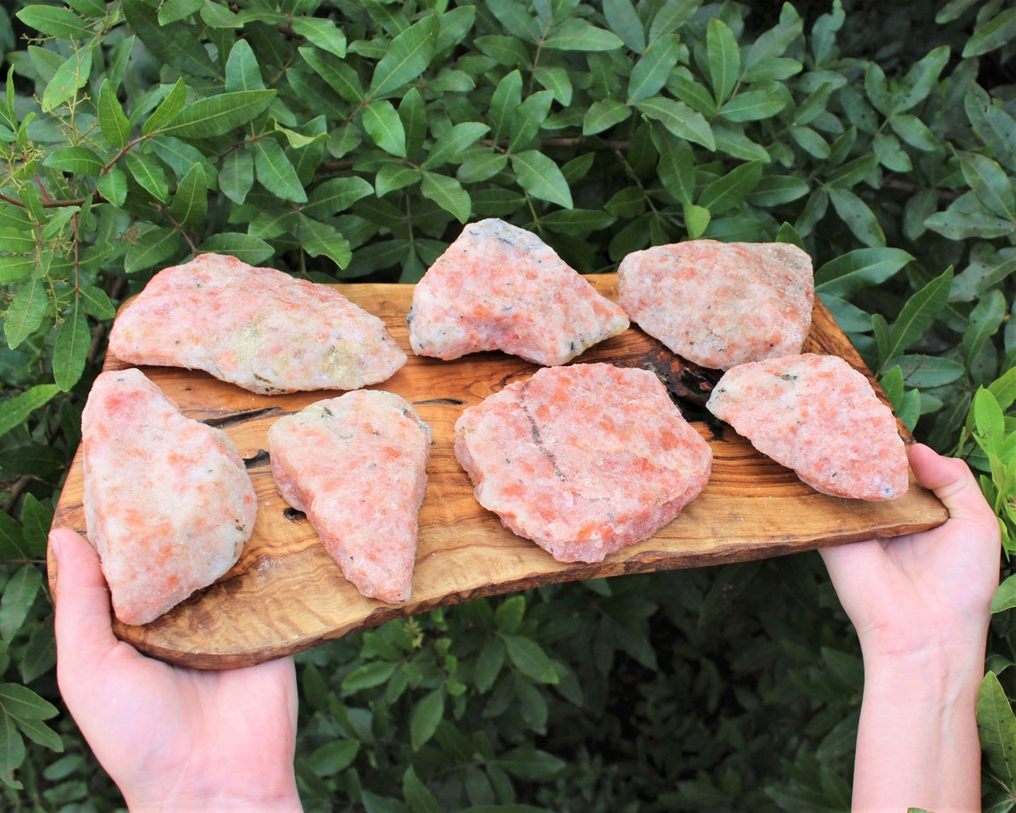 Rough Sunstone Natural Chunks And Slabs