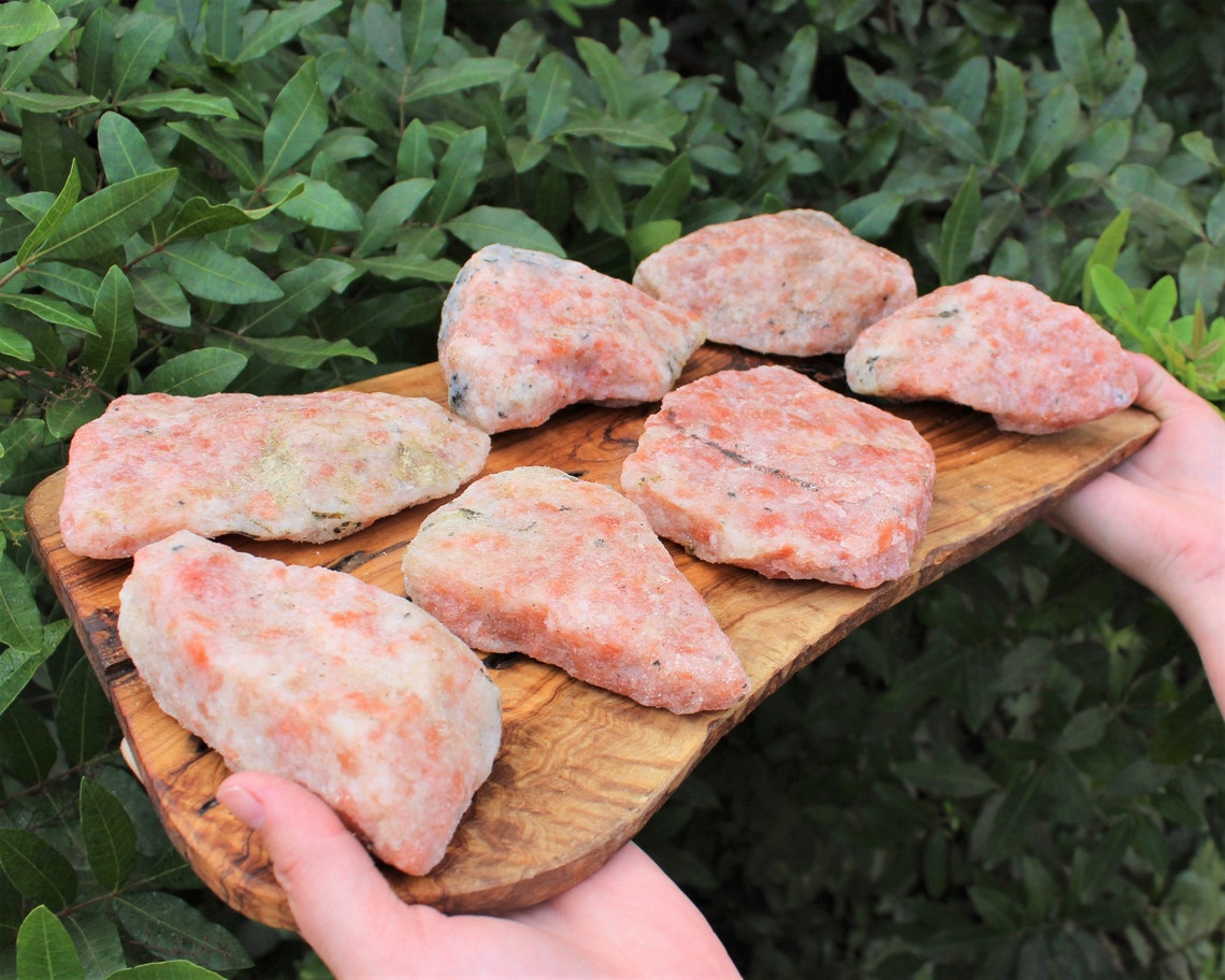 Rough Sunstone Natural Chunks And Slabs