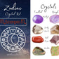Scorpio Zodiac Crystal Kit 4 Birthstones With Pouch