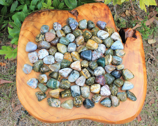 Sea Jasper Tumbled Stones