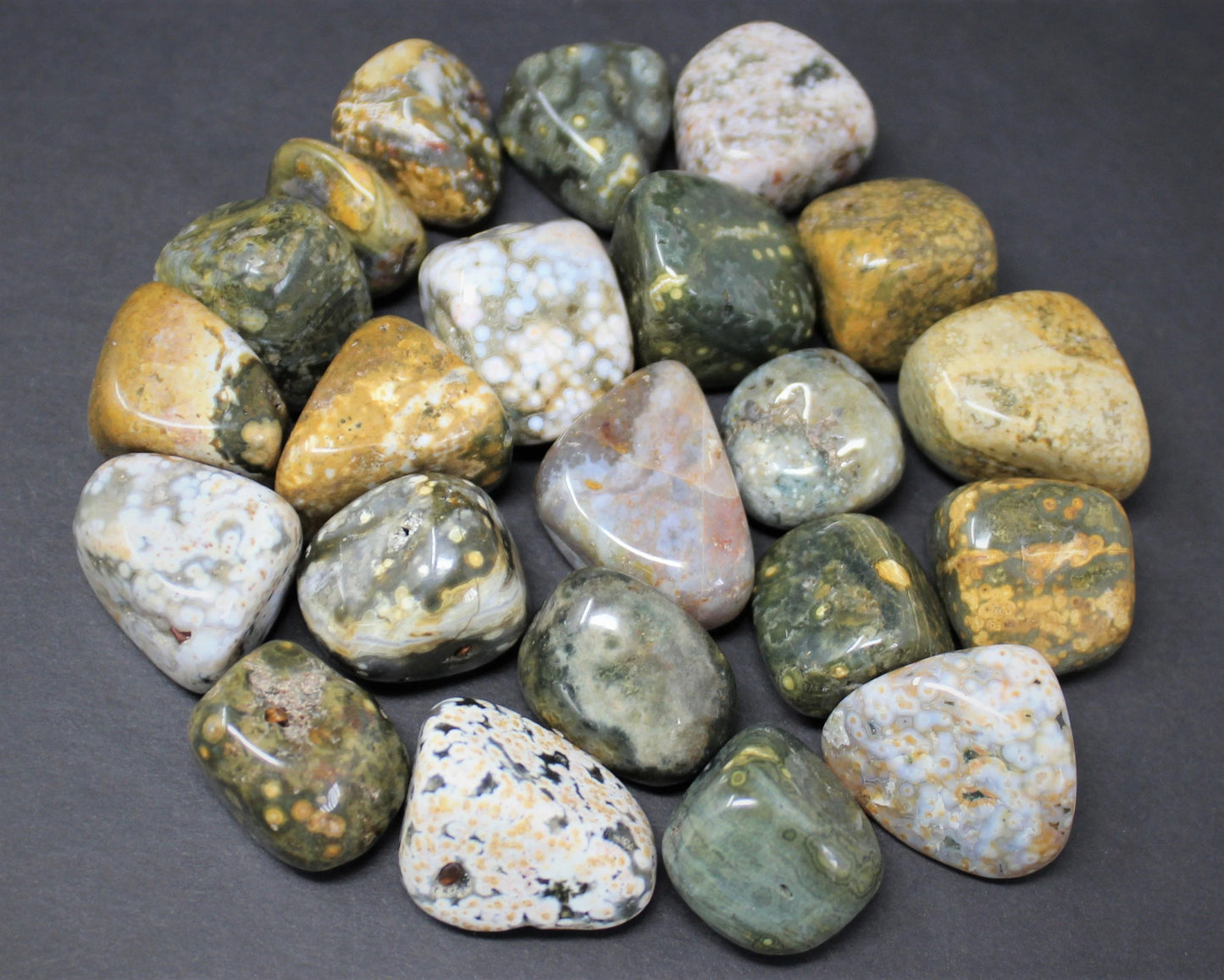 Sea Jasper Tumbled Stones