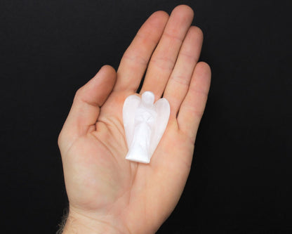 Selenite Crystal Pocket Angel