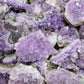Set Of 5 Natural Amethyst Cluster