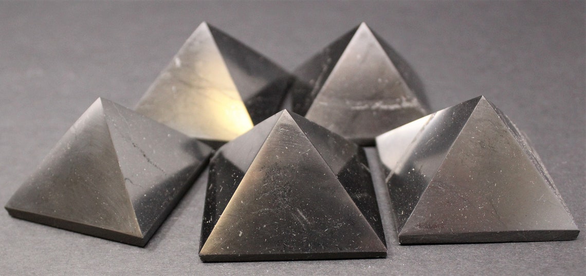 Shungite Crystal Pyramid