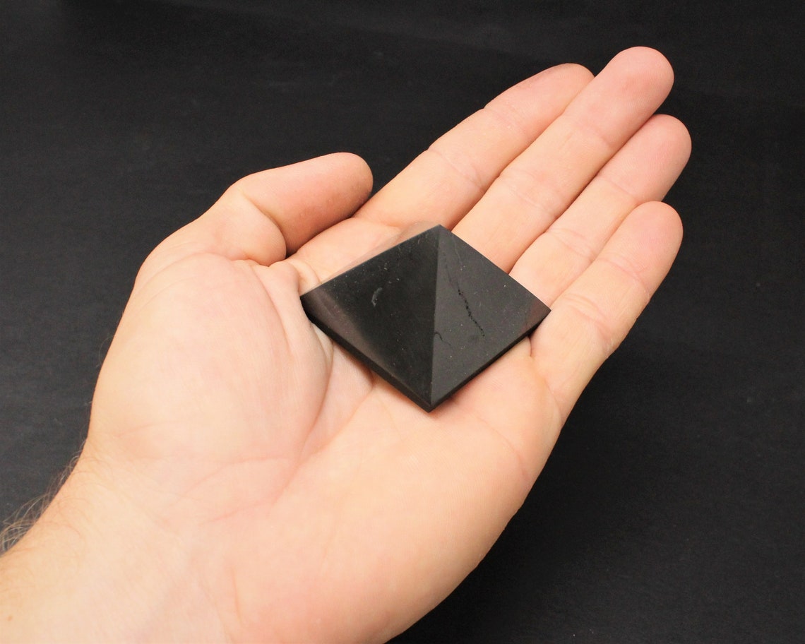 Shungite Crystal Pyramid