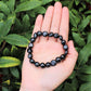 Shungite Tumbled Gemstone Bracelet Stones