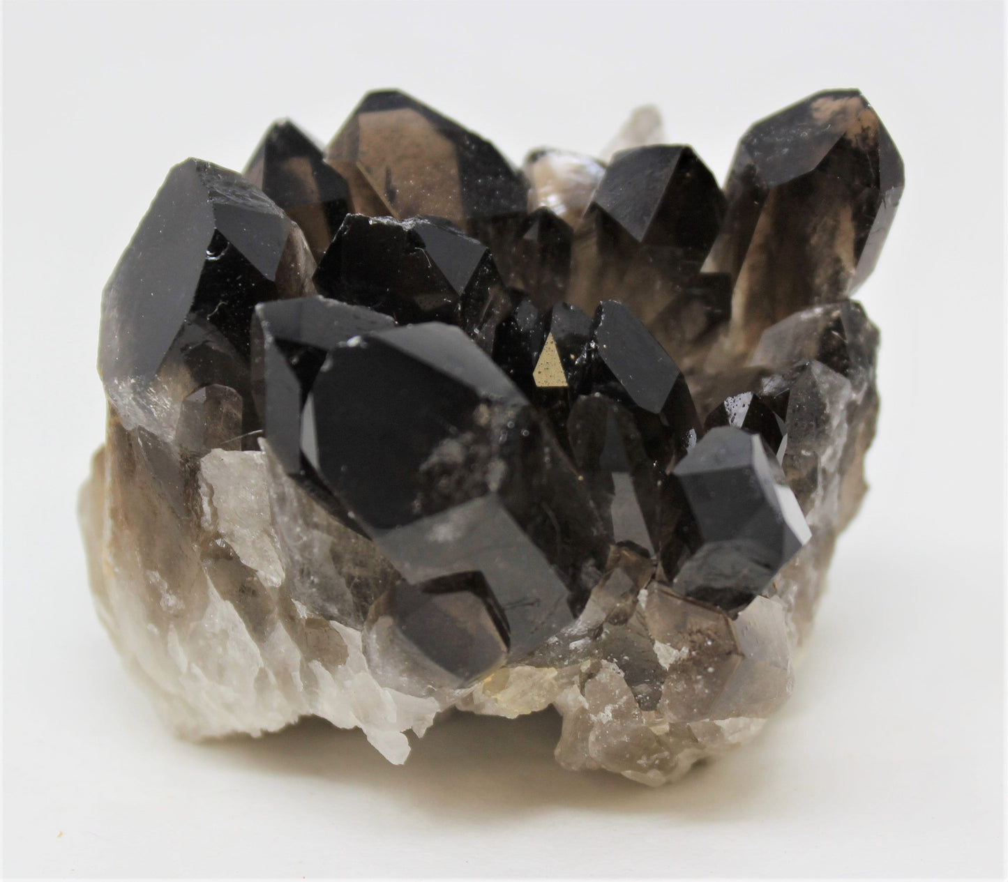 Smokey Quartz Crystal Cluster Gemstone Specimen